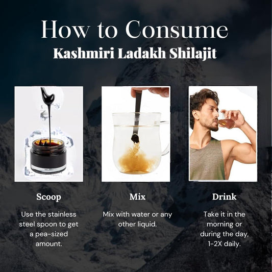 HOW TO CONSUME  SHILAJIT