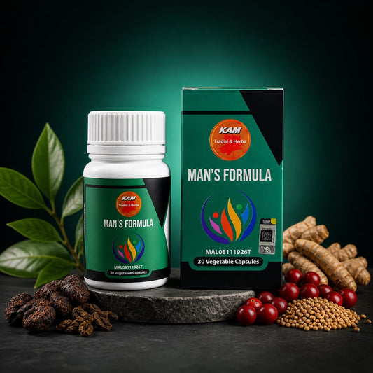 Man’s formula 7/1 ingredients Herbs capsules 520mg lulus KKM