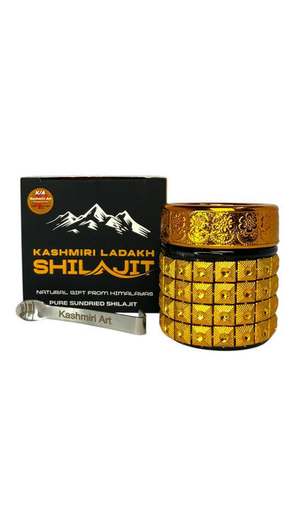 Kashmiri Ladakh Shilajit 50Gram (Resin) Pure Himalayan 100% with free spoon