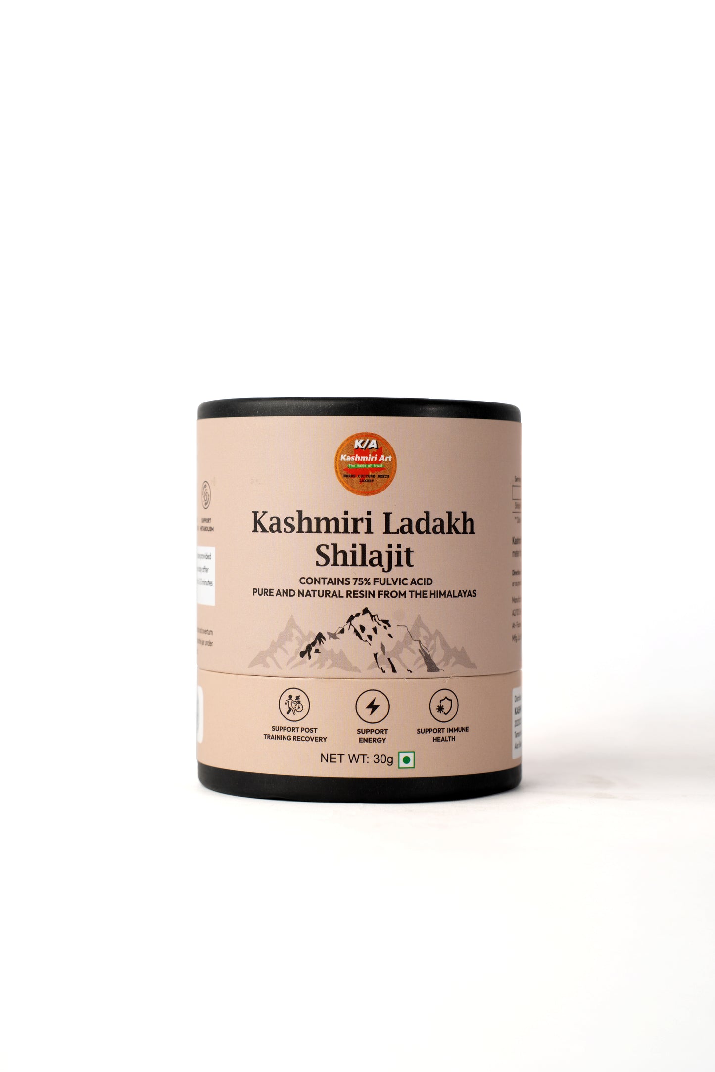 Kashmiri Ladakh Shilajit 30 grams, including a free spoon.
