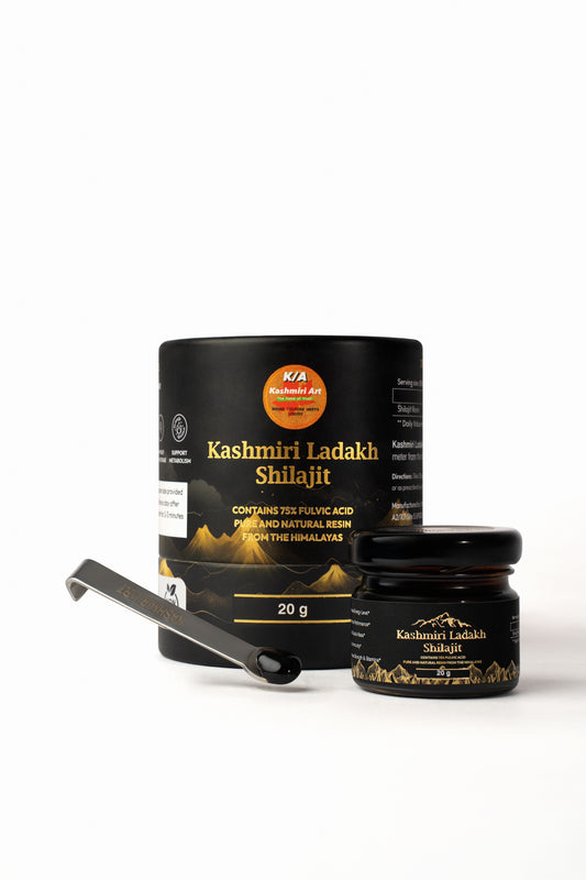 Kashmiri Ladakh Shilajit 20 grams, including a free spoon