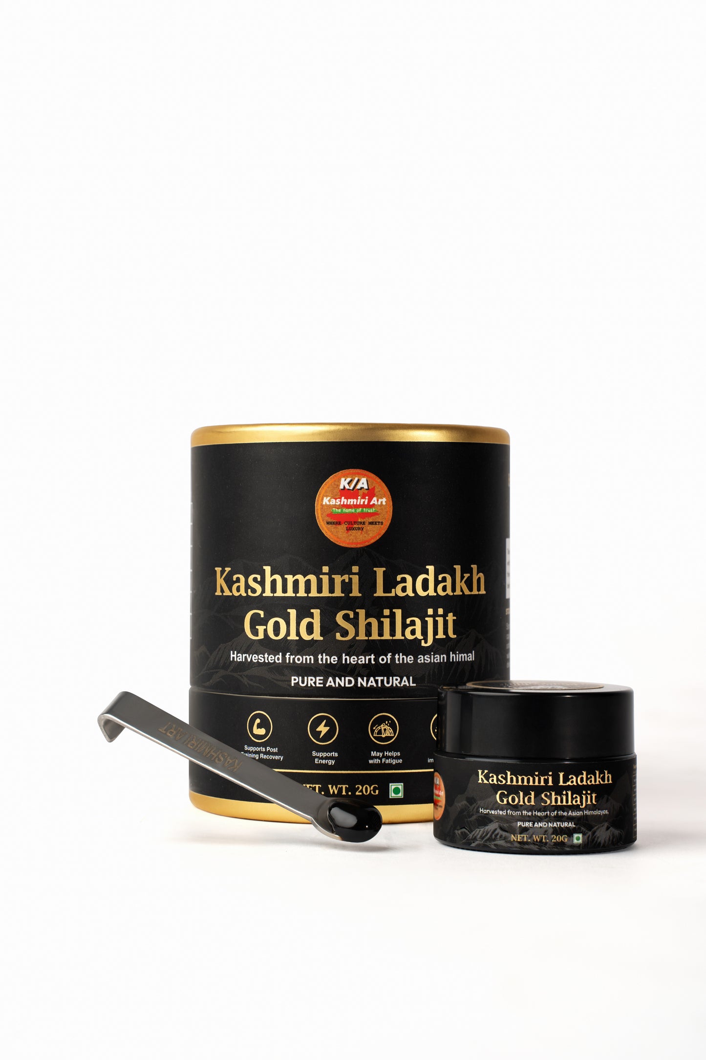 kashmiri Ladakh Gold Shilajit 6/1 (20G) with a free spoon / Energy /Stamina /Immunity