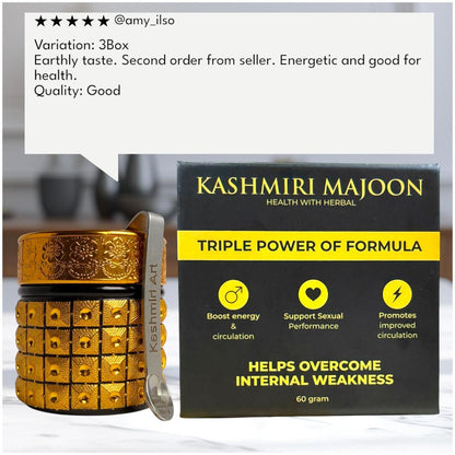 Kashmiri Majoon for man (60Gram) with free spoon Boost Timing /Energy