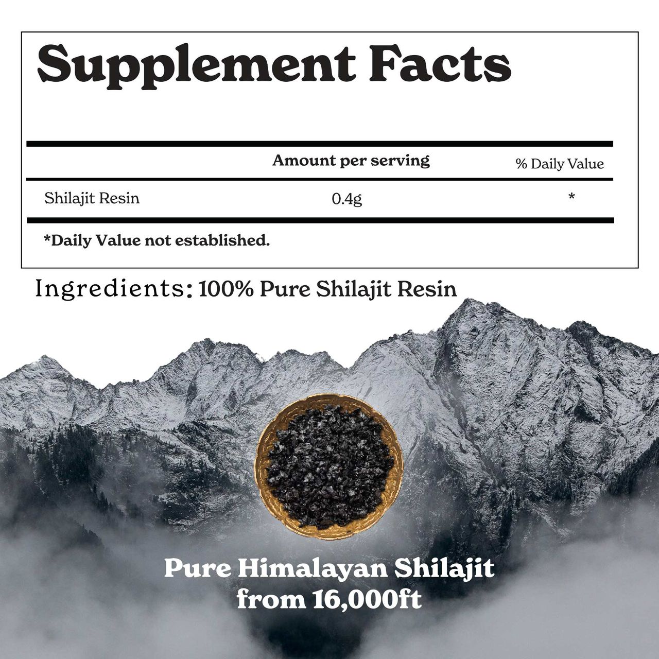 Kashmiri Ladakh Shilajit 20 grams, including a free spoon