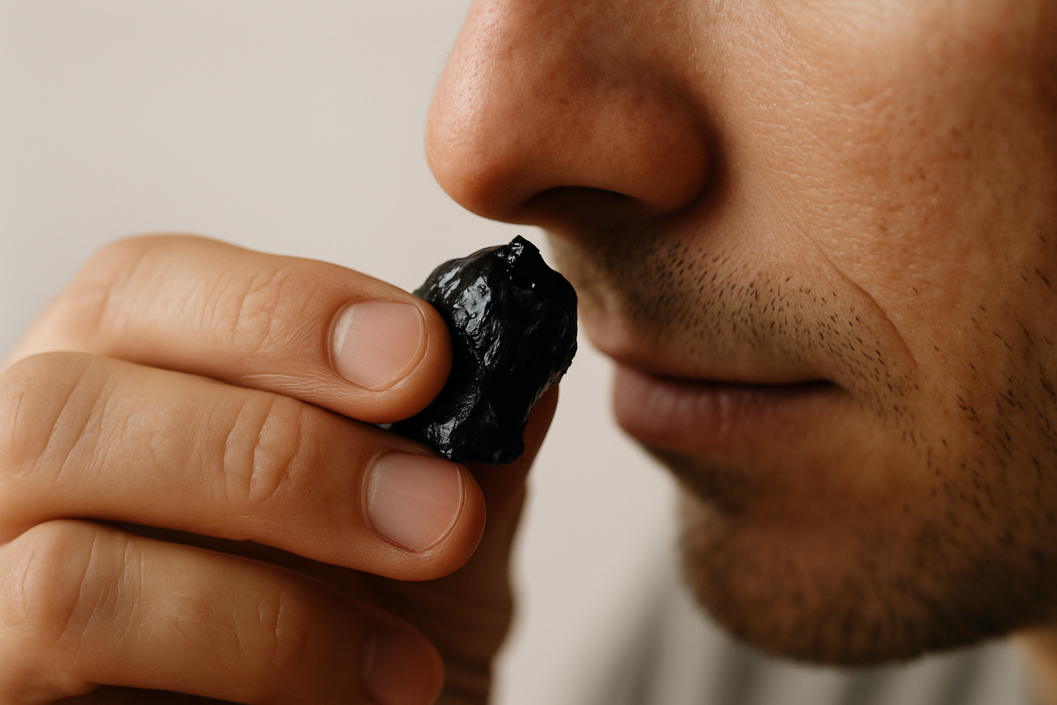 sjilajit smell test picture